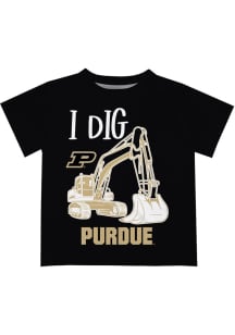 Purdue Boilermakers Toddler Black Excavator Short Sleeve T-Shirt