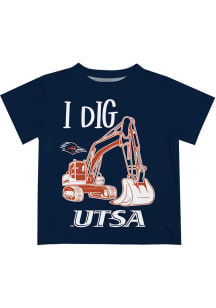 UTSA Roadrunners Toddler Blue Excavator Short Sleeve T-Shirt