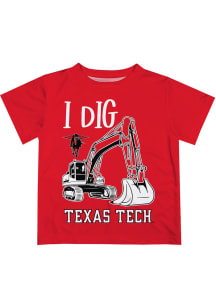 Texas Tech Red Raiders Toddler Red Excavator Short Sleeve T-Shirt