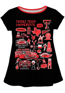 Vive La Fete Texas Tech Red Raiders Infant Girls Impressions Short Sleeve T-Shirt