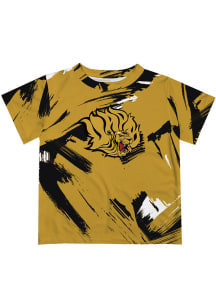 Arkansas Pine Bluff Golden Lions Infant Paint Brush Short Sleeve T-Shirt Gold