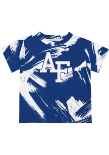 Air Force Falcons Toddler Black Paint Brush Short Sleeve T-Shirt