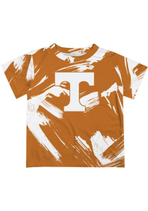 Tennessee Volunteers Toddler Orange Paint Brush Short Sleeve T-Shirt