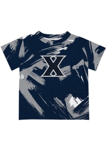 Xavier Musketeers Toddler Black Paint Brush Short Sleeve T-Shirt
