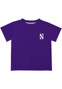 Infant Northwestern Wildcats Purple Vive La Fete Impressions Short Sleeve T-Shirt