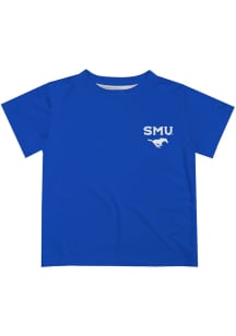 Vive La Fete SMU Mustangs Infant Impressions Short Sleeve T-Shirt Blue