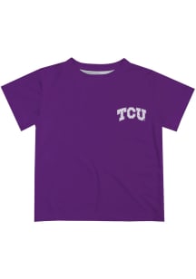 Vive La Fete TCU Horned Frogs Infant Impressions Short Sleeve T-Shirt Purple