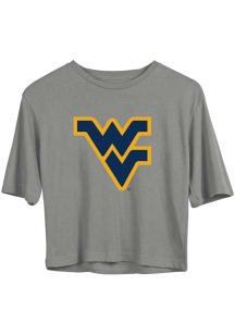 Vive La Fete West Virginia Mountaineers Girls Grey Rosie Short Sleeve Tee