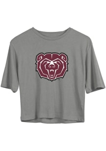 Vive La Fete Missouri State Bears Girls Grey Rosie Short Sleeve Tee