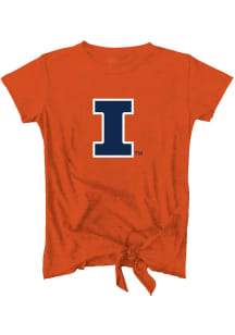 Toddler Girls Illinois Fighting Illini Orange Vive La Fete Candace Short Sleeve T-Shirt