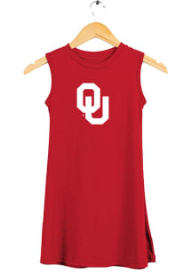 Oklahoma Sooners Toddler Girls Cardinal Gwen Short Sleeve Dresses
