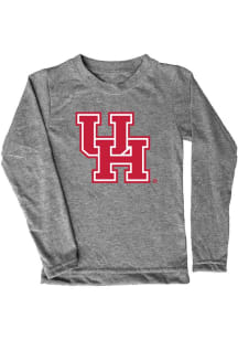 Houston Cougars Youth Grey Aaron Long Sleeve T-Shirt