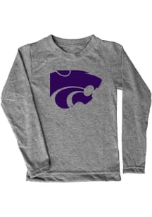 Toddler K-State Wildcats Grey Vive La Fete Aaron Long Sleeve T-Shirt