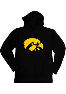 Youth Iowa Hawkeyes Black Vive La Fete Alex Long Sleeve Hooded Sweatshirt