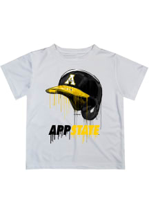 Appalachian State Mountaineers Infant Dripping Helmet Short Sleeve T-Shirt White