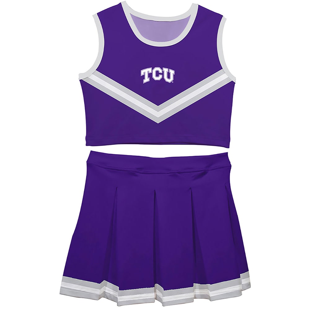 TCU Cheer Sets, Horned Frogs Dresses, Texas Christian University Girls  Cheer Dress