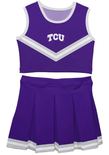 TCU Horned Frogs Girls Purple Ashley 2 Pc Set Cheer