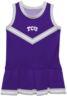 TCU Horned Frogs Baby Purple Britney Dress Set Cheer