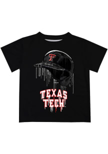 Texas Tech Red Raiders Infant Dripping Helmet Short Sleeve T-Shirt Black