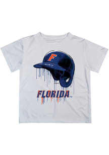 Florida Gators Infant Dripping Helmet Short Sleeve T-Shirt White