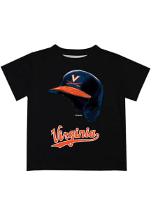 Virginia Cavaliers Infant Dripping Helmet Short Sleeve T-Shirt Black