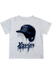 Xavier Musketeers Infant Dripping Helmet Short Sleeve T-Shirt White