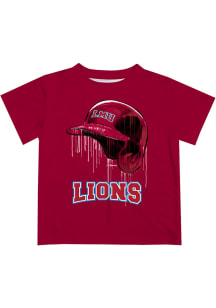 Loyola Marymount Lions Toddler Red Dripping Helmet Short Sleeve T-Shirt