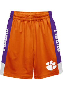 Clemson Tigers Toddler Orange Mesh Athletic Bottoms Shorts