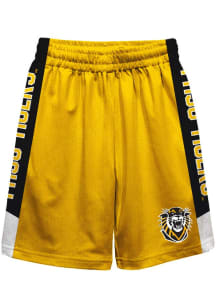 Fort Hays State Tigers Toddler Gold Mesh Athletic Bottoms Shorts