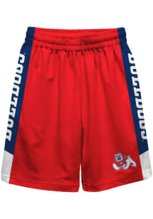 Fresno State Bulldogs Toddler Red Mesh Athletic Bottoms Shorts
