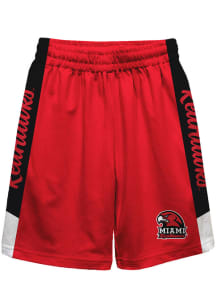 Miami RedHawks Toddler Red Mesh Athletic Bottoms Shorts