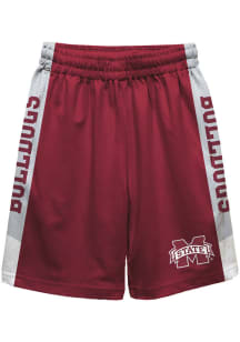 Mississippi State Bulldogs Toddler Maroon Mesh Athletic Bottoms Shorts