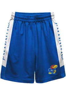 Kansas Jayhawks Toddler Blue Mesh Athletic Bottoms Shorts