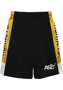 Alabama State Hornets Youth Black Mesh Athletic Shorts