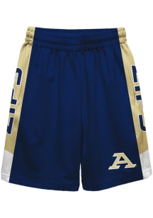Akron Zips Youth Blue Mesh Athletic Shorts
