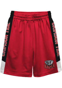 Alabama Crimson Tide Youth Red Mesh Athletic Shorts