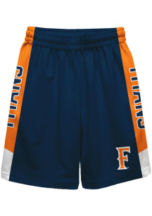 Cal State Fullerton Titans Youth Blue Mesh Athletic Shorts