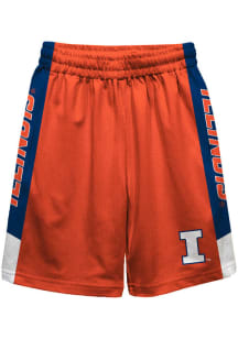 Youth Illinois Fighting Illini Orange Vive La Fete Mesh Athletic Shorts