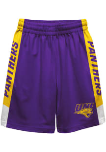 Northern Iowa Panthers Youth Purple Mesh Athletic Shorts