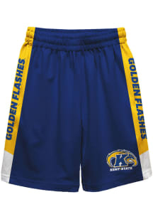 Kent State Golden Flashes Youth Blue Mesh Athletic Shorts