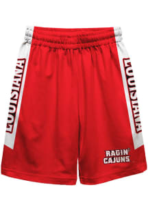 UL Lafayette Ragin' Cajuns Youth Red Mesh Athletic Shorts