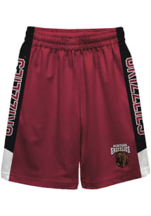Montana Grizzlies Youth Maroon Mesh Athletic Shorts
