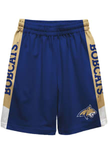 Vive La Fete Montana State Bobcats Youth Blue Mesh Athletic Shorts