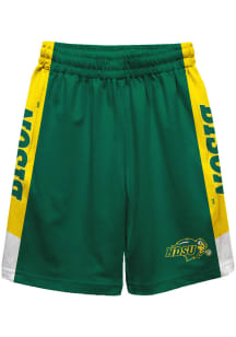 North Dakota State Bison Youth Green Mesh Athletic Shorts