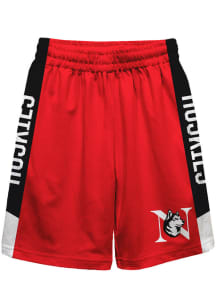 Northeastern Huskies Youth Red Mesh Athletic Shorts