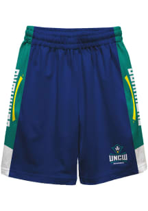 UNCW Seahawks Youth Blue Mesh Athletic Shorts