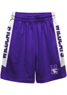 Youth Northwestern Wildcats Purple Vive La Fete Mesh Athletic Shorts
