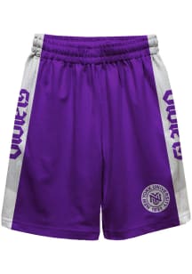 NYU Violets Youth Purple Mesh Athletic Shorts