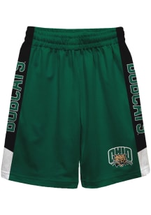 Ohio Bobcats Youth Green Mesh Athletic Shorts