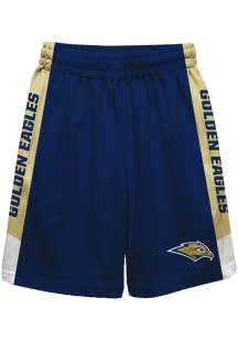Oral Roberts Golden Eagles Youth Navy Blue Mesh Athletic Shorts